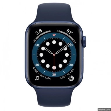 Apple Watch Series 6 Mavi Alüminyum Kasa ve Spor Kordon