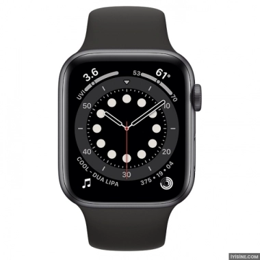 Apple Watch Series 6 Uzay Grisi Alüminyum Kasa ve Spor Kordon