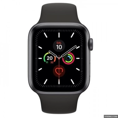 Apple Watch Series 5 Uzay Grisi Alüminyum Kasa ve Spor Kordon