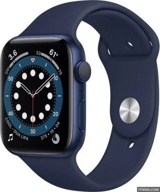 Apple Watch Series 6 Mavi Alüminyum Kasa ve Spor Kordon