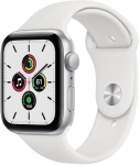 Apple Watch SE Gümüş Rengi Alüminyum Kasa ve Spor Kordon