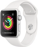 Apple Watch Series 3 GPS Gümüş Rengi Alüminyum Kasa ve Beyaz Spor Kordon